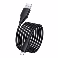 Silicone Kaabel USB A to Lightning Hoco 2,4A 1 m X124 must