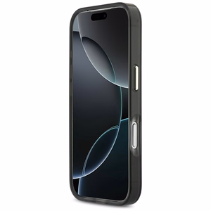 Guess IML Script Metal MagSafe Ümbris for iPhone 17 Pro - must