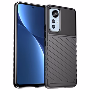 Thunder Case ümbris Xiaomi 12 Lite silikoonist soomus ümbris must
