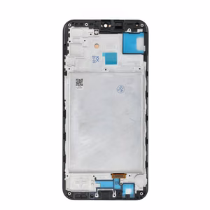 REWA OLED LCD-ekraan raamiga SAMSUNG A15 jaoks, must