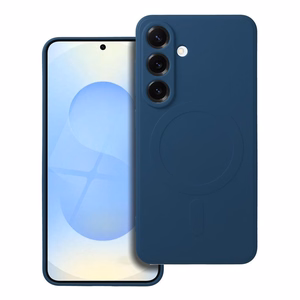 SILICONE MAG ÜMBRIS compatible with MagSafe jaoks SAMSUNG S25 sinine