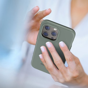 Choetech MFM kukkumisvastane ümbris Made For MagSafe iPhone 13 Pro jaoks must (PC0113-MFM-GN)