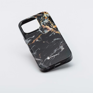 Ümbris jaoks iPhone 15 PRO Forcell F-Protect Mirage compatibl with Magsafe Military Drop-Test must marble