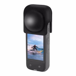 Силиконовая крышка объектива PULUZ для Insta360 X4 / X5 (чёрный)