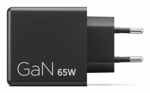 LENOVO Dual USB-C 65W GaN laadija must