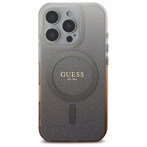 Guess IML Glitter Gradient MagSafe iPhone 16 Pro Ümbris - Brown