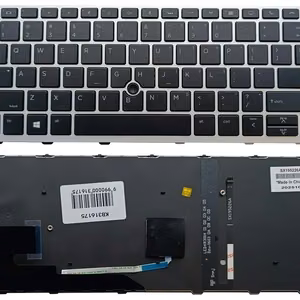 Klaviatuur HP Elitebook 730, 735, 830 G5/G6, with backlight and trackpoint