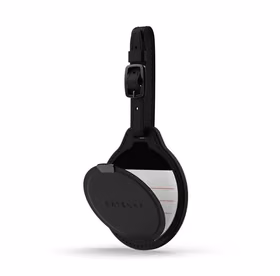 Apple Find My Satechi FindAll pagasimärgi kuju Vegan Leather ST-LFALTK mustaga ühilduv otsija