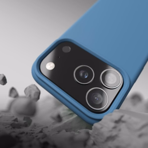 Etteri силиконовый Mag чехол для iPhone 17 Pro Max тёмно-синий