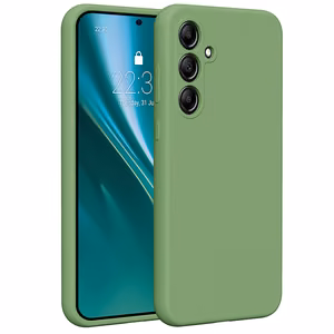 Etteri Silicone ümbris jaoks Samsung Galaxy A35 5G light roheline