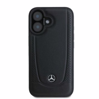 Mercedes Leather Urban iPhone 16 Plus Ümbris - Must