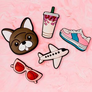 3D Sticker roosa 5pcs set