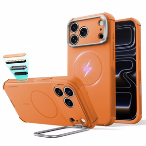 ESR Cyber Tough Kickstand MagSafe ümbris mudelitele iPhone 18 Pro / 17 Pro, oranž