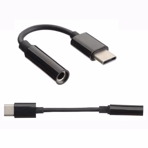 Heliadapter Samsung KDM406 USB-C-lt 3.5mm-le must