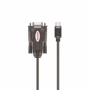 UNITEK Y-1105K jadakaabel Must 1,5 m DB-9
