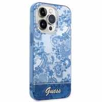 Guess GUHCP14XHGPLHB iPhone 14 Pro Max 6.7" sinine/sinine hardcase Porcelain Collection