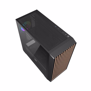 Darkflash DS900WD ATX arvutikorpus (must) + 4 ventilaatorit