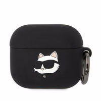 Karl Lagerfeld KLA3RUNCHK AirPods 3 cover must/must Silicone Choupette Head 3D