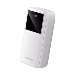 Vention akupank 30000mAh, 22.5W, valge
