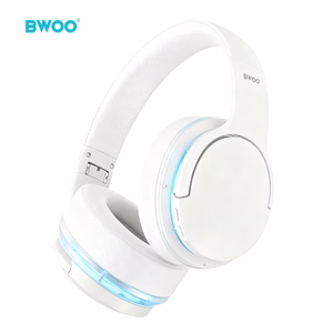 BWOO ANC Juhtmevaba Headphone Premuim Sound Quality BW587 valge