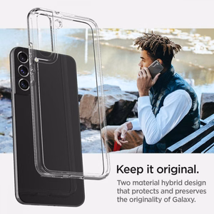 Spigen Ultra hübriidkott Samsung Galaxy S22 jaoks - läbipaistev