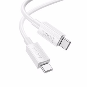 Кабель USB C на USB C Hoco 3A 60W 1 m X107 белый