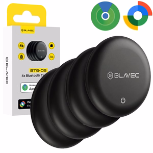 Blavec Tracker GPS Tag BTG-03 - Bluetooth Dual Apple & Android (BTBTG03-B4) black - 4 pieces