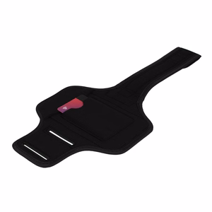 Чехол Armband Slim Type 2 для iPhone 13/13 Pro/14/14 Pro/15/15 Pro/16/16 Pro/Samsung S21/S22/S23/S24 (5,5 дюймов) чёрно-розовый