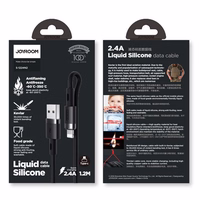 Joyroom Liquid Silicone Data Kaabel N2 USB-A / Lightning 2.4A 1.2m - must