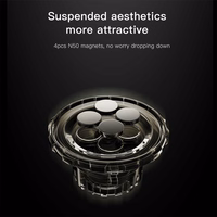 Magnetic car phone hoidja Forcell F-Grip IronSecure windshield / dashboard must