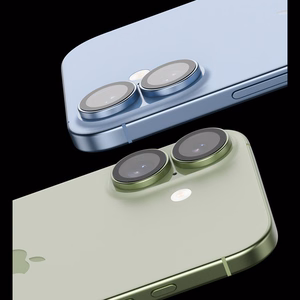 Benks Tempered glass DR Sapphire Lens Protector on camera for Iphone 17 (lens 2 pieces) light blue