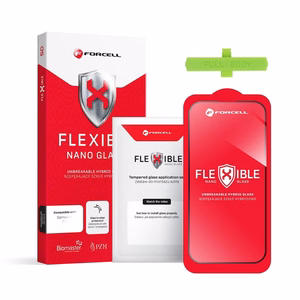 Hybrid glass to iPhone 17 PRO MAX Forcell Flexible 5D must