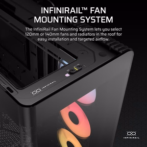 Corsair 4500X RS-R ARGB Tempered Glass Mid-Tower, Black Midi Tower
