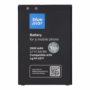 Aku jaoks LG K4 2017 / K8 2017 2600 mAh Sinine Star Premium