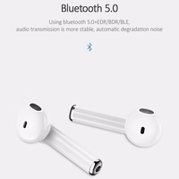 USAMS Kõrvaklapid Bluetooth 5.0 TWS LU series juhtmevabad valge BHULU01 (US-LU001)