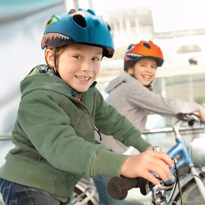 Wozinsky Children's Bicycle Helmet, Dragon Pattern, Lightweight, S - Blue