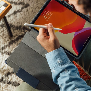 STM Dux Plus - vastupidav ümbris iPad 11" (2025) / 10.9" (2022) MIL-STD-810G jaoks Apple Pencil hoidjaga (must) EDU/COM versioon