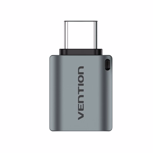 Vention USB-C isane kuni USB 3.0 emane OTG adapter, hall, alumiiniumsulam