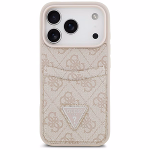 GUESS ümbris jaoks IPHONE 17 Pro GUHCP17LP4TPP (4G Double Card Triangle) roosa