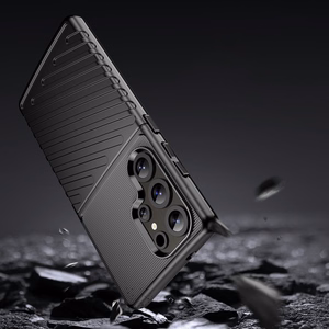 Thunder Ümbris Samsung Galaxy S25 Ultra Silicone Armored Ümbris - must