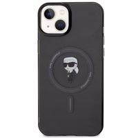 KARL LAGERFELD ümbris jaoks IPHONE 15 Plus KLHMP15MHFCKNOK (Ikonik + MAG) must