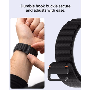 Spigen WBF1 rihm mudelile Samsung Galaxy Watch 40/44/46 mm – must