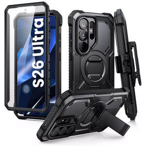 Supcase iBlason ArmorBox Clip Mag MagSafe Ümbris for Samsung Galaxy S26 Ultra - must