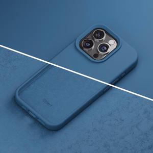 Etteri Silicone ümbris jaoks iPhone 15 Pro Max 6,7" dark sinine