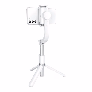 Selfie stick with Juhtmevaba remote control tripod with stabilizer GIMBAL SSTR-L08 valge