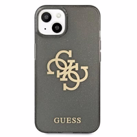 Guess GUHCP13SPCUGL4GBK iPhone 13 mini 5.4" must/must kõva ümbris Glitter 4G Big Logo