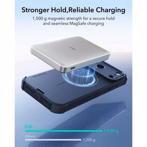 ESR Cyber Tough MagSafe ümbris mudelitele iPhone 18 Pro Max / 17 Pro Max, tumesinine