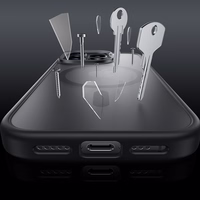 Benks Magnetic Mist Ümbris Metal Frame jaoks Iphone 16 Pro Max must