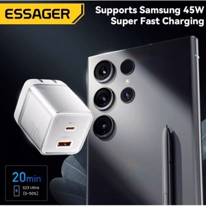 Laadija Essager Color valge 70W (PD / QC3.0)