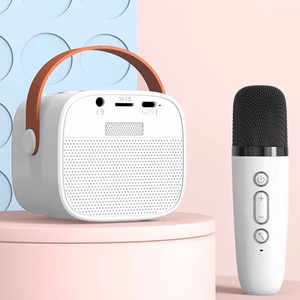 Blavec Портативная Bluetooth-колонка WS-07 Karaoke Party — 5W с 2 микрофонами (WS07-2MW) белый